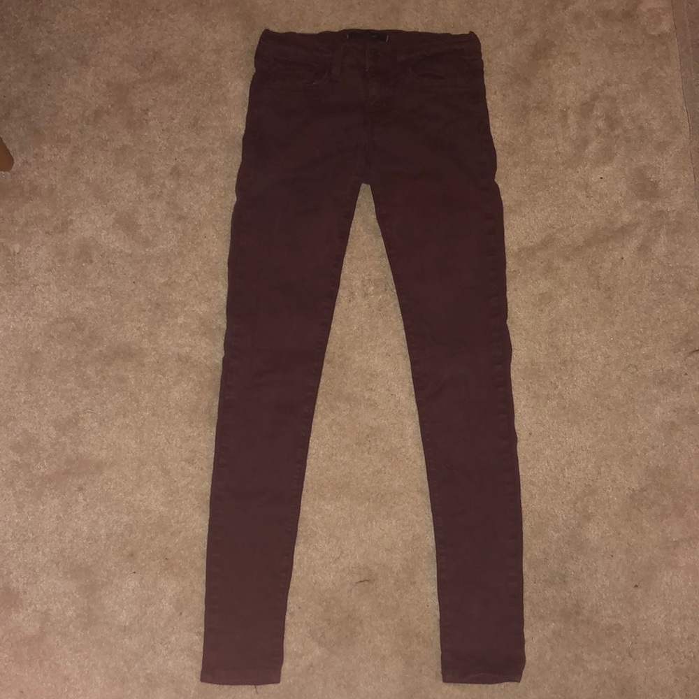 Maroon Jeans